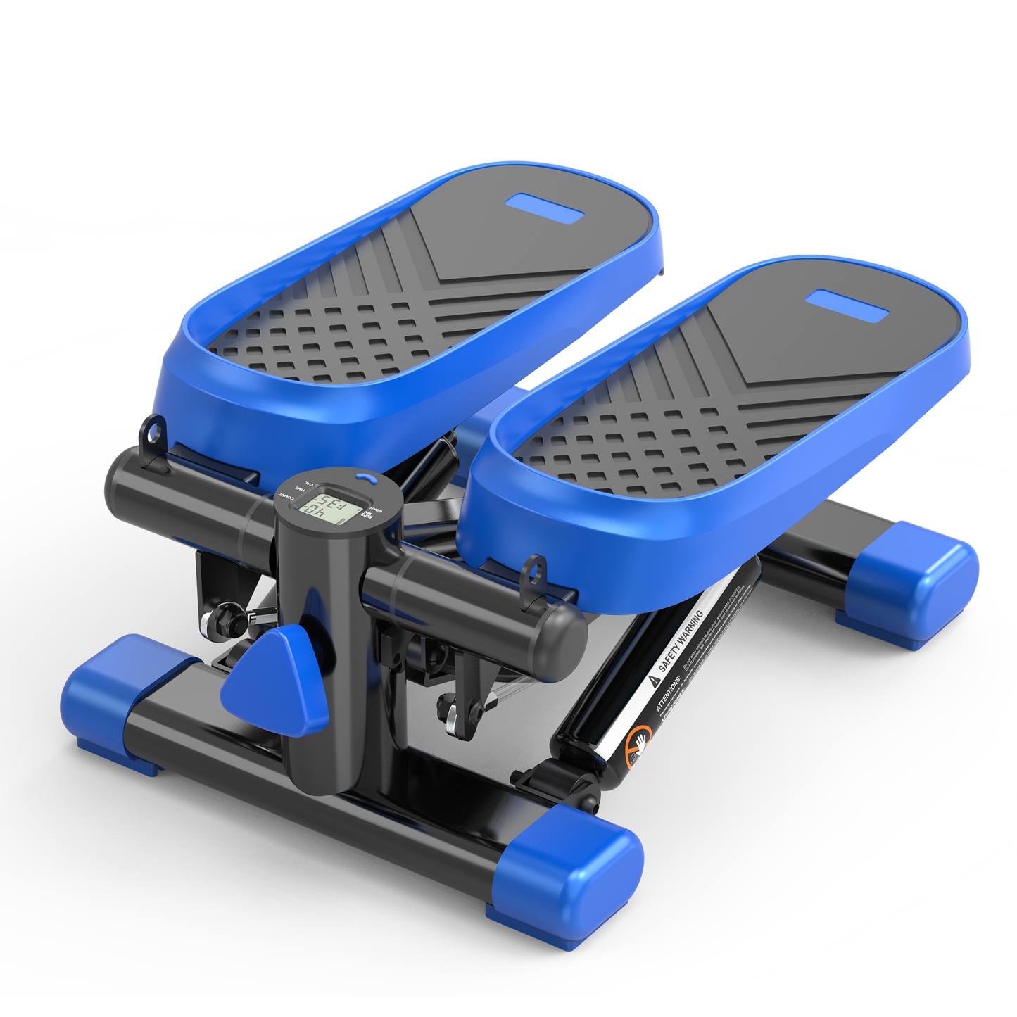 Home Office Exercise 330LBS Capacity Mini Stepper with Resistance Bands and LCD Monitor