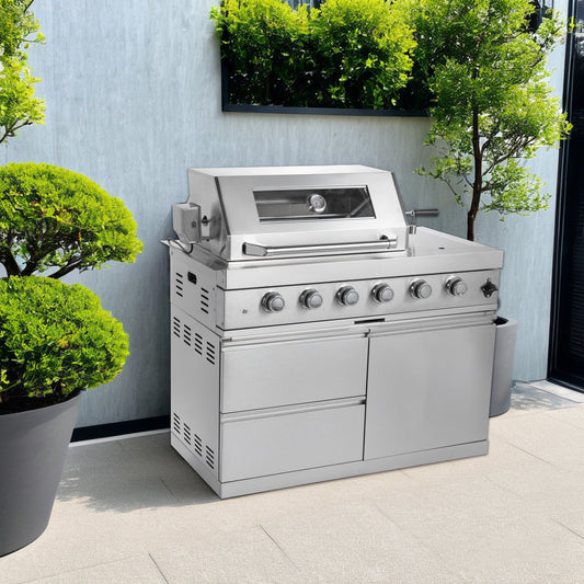 Gas Grill Four Burners Grill-B Stainless steel Outdoor Kitchen Islands