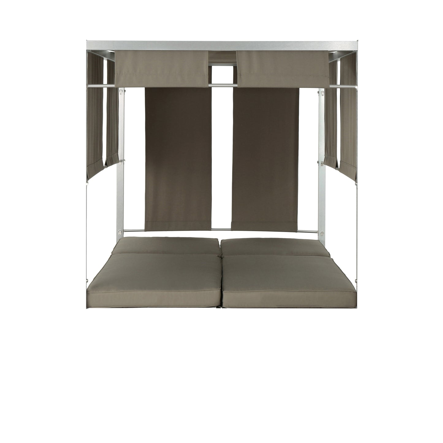 HEMINGER DAYBED (Only include :Cushion+Curtain+Curtain support boom+Top connect part packing into a carton.)  [Complete SKU CODE: 61409.00A_61409.00B ]